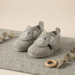 Children’s light natural wool felt boots KOALA, WoolLando
