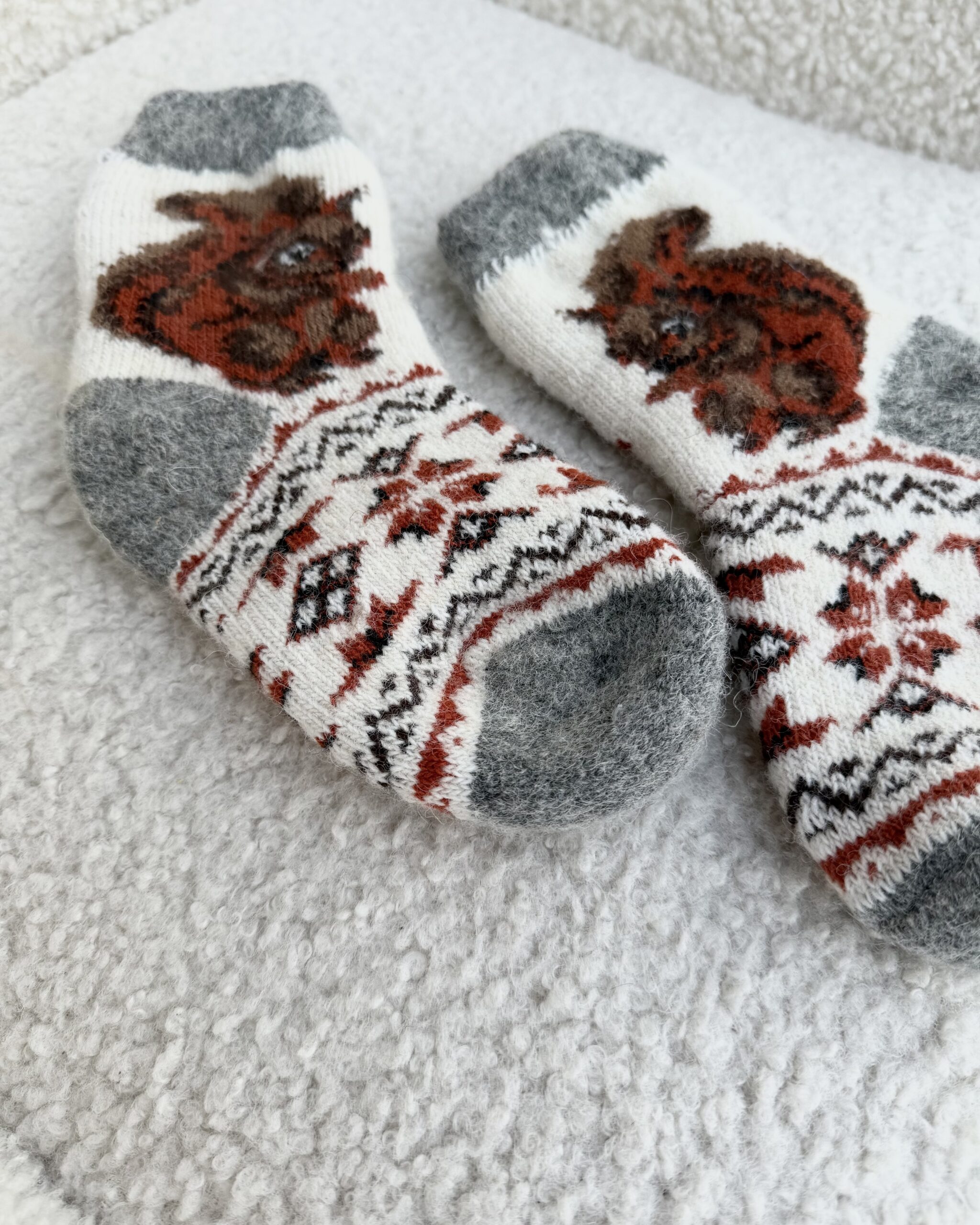 Children’s merino wool socks VOVERYTĖ, WoolLando