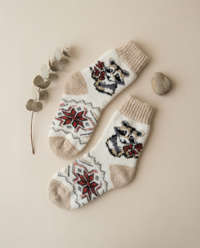 Children’s merino wool socks MEŠKĖNAS, WoolLando