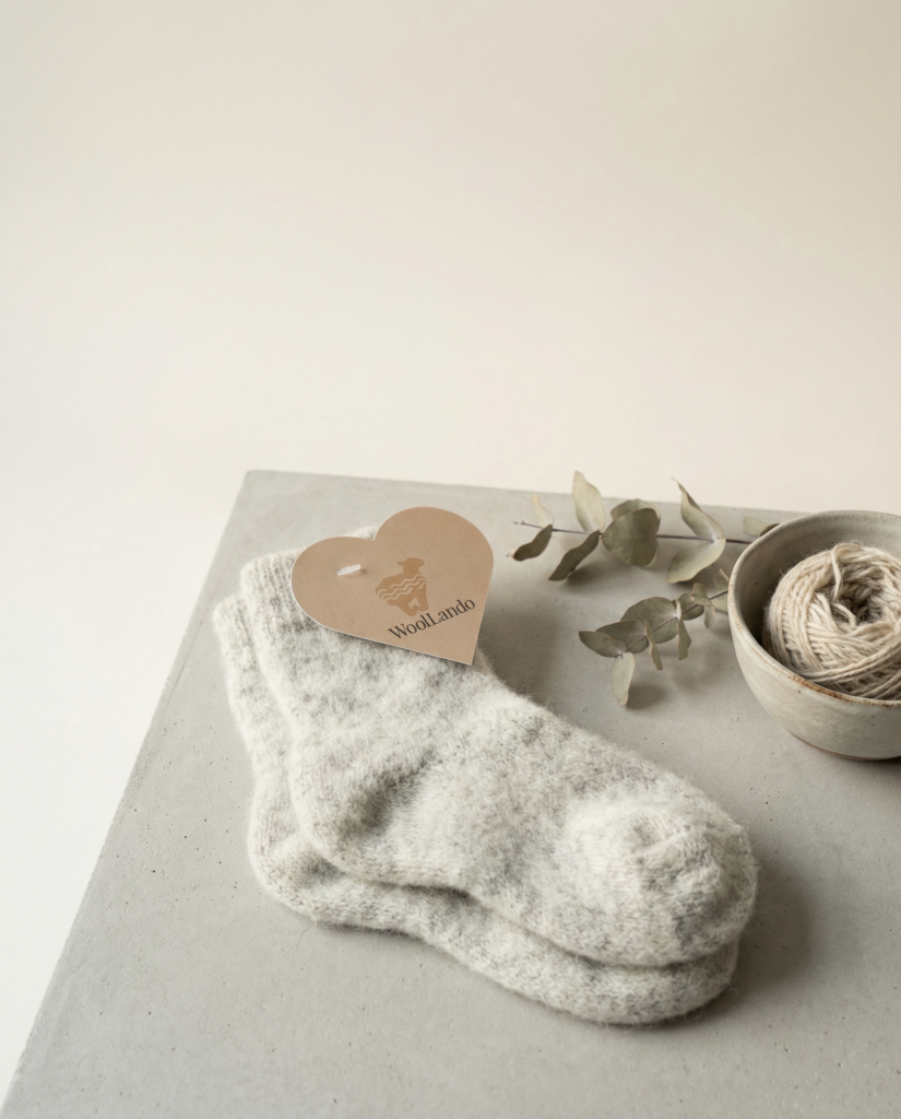 Children’s merino wool socks FLUFF, WoolLando