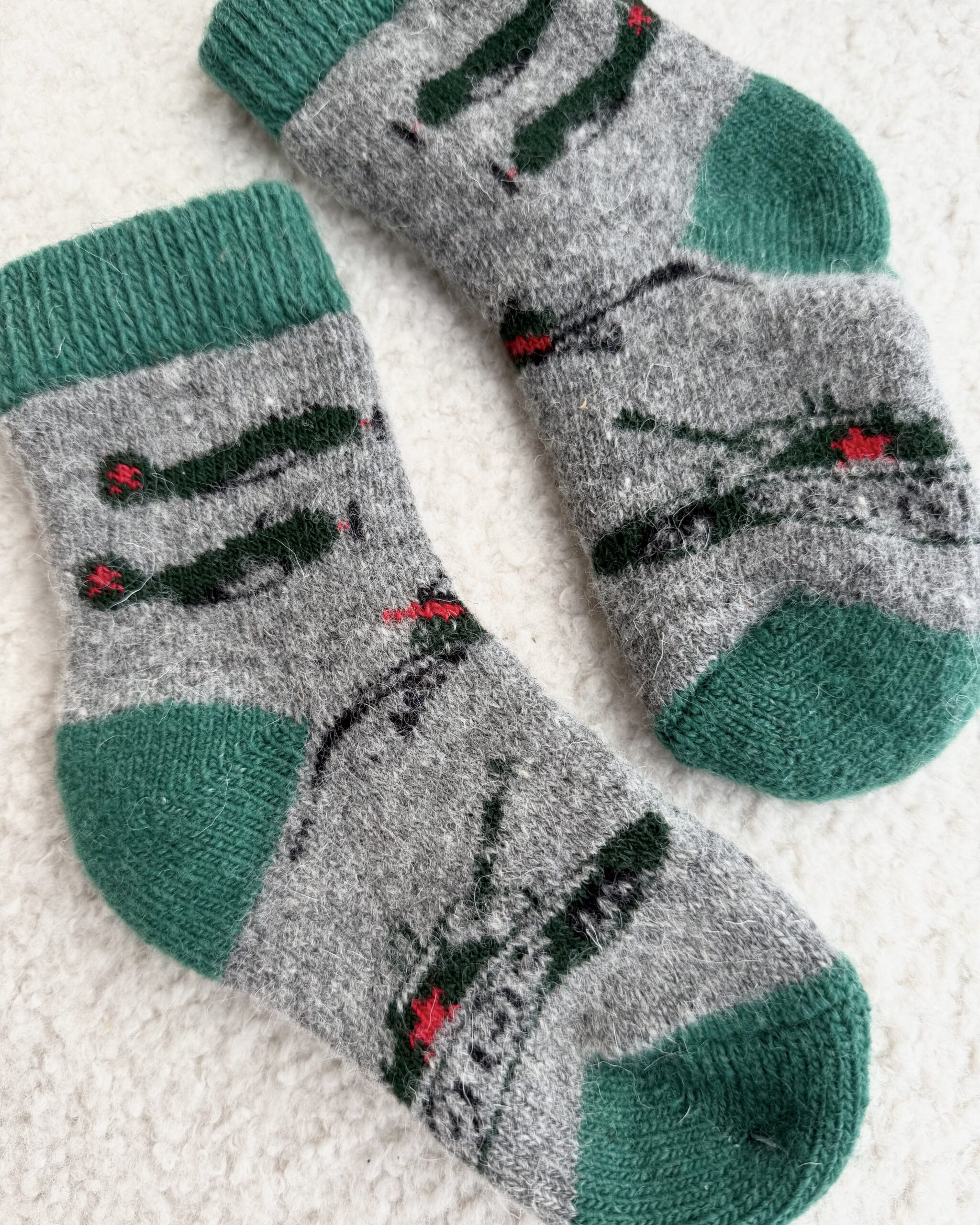 Children’s merino wool socks LEKTUVĖLIAI, WoolLando