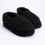 Merino wool boot-style slippers GRAPHITE, WoolLando