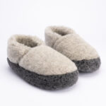 Merino wool boot-style slippers LEAD, WoolLando