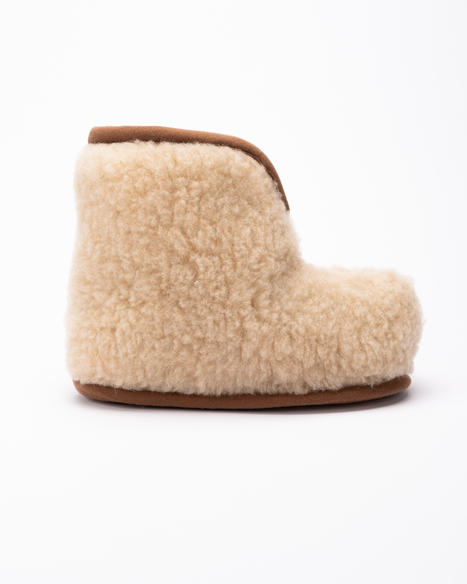 Merino wool ankle slippers SMILTĖ, WoolLando