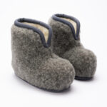 Merino wool ankle slippers PILKIS, WoolLando