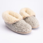 Merino wool boot - slippers GREY, WoolLando