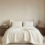 Wool fibre blankets
