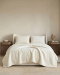 Wool fibre blankets