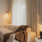 Warm lightweight camel wool duvet–throw, WoolLando