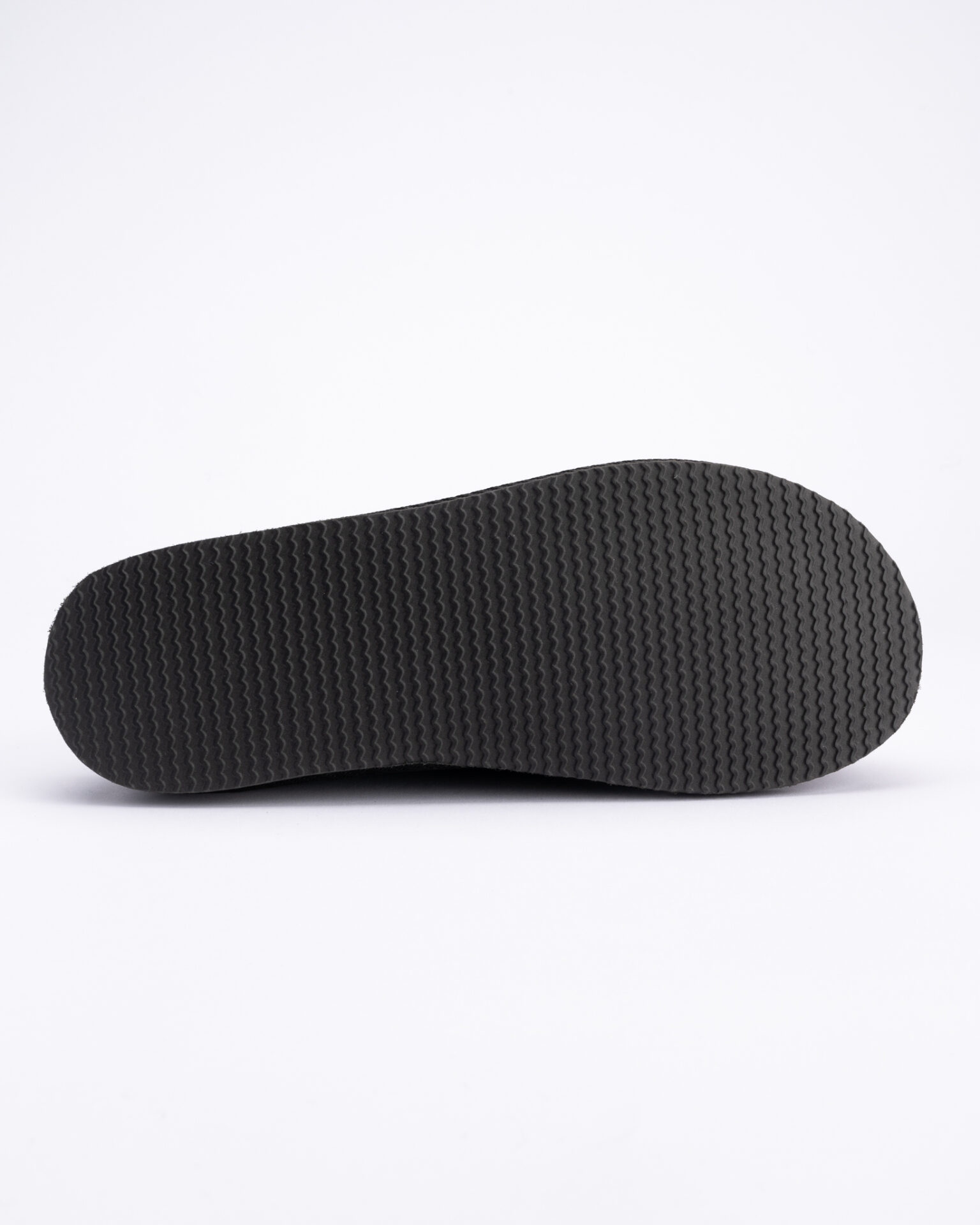 Slip-on black felted slippers CARBON, WoolLando