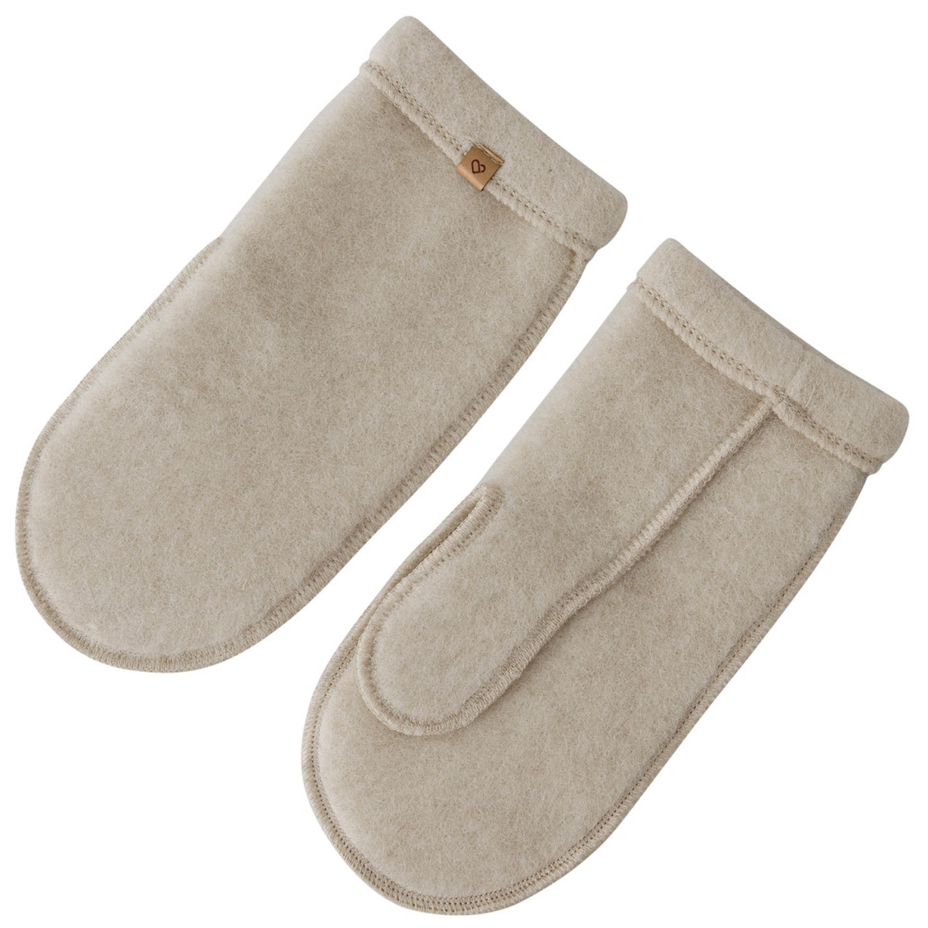 Women’s lambswool mittens, Zaffiro