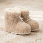 Merino wool boot-style slippers ARA, WoolLando