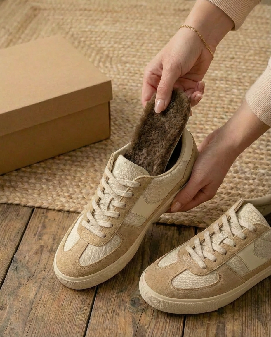 Woollen, fur insoles