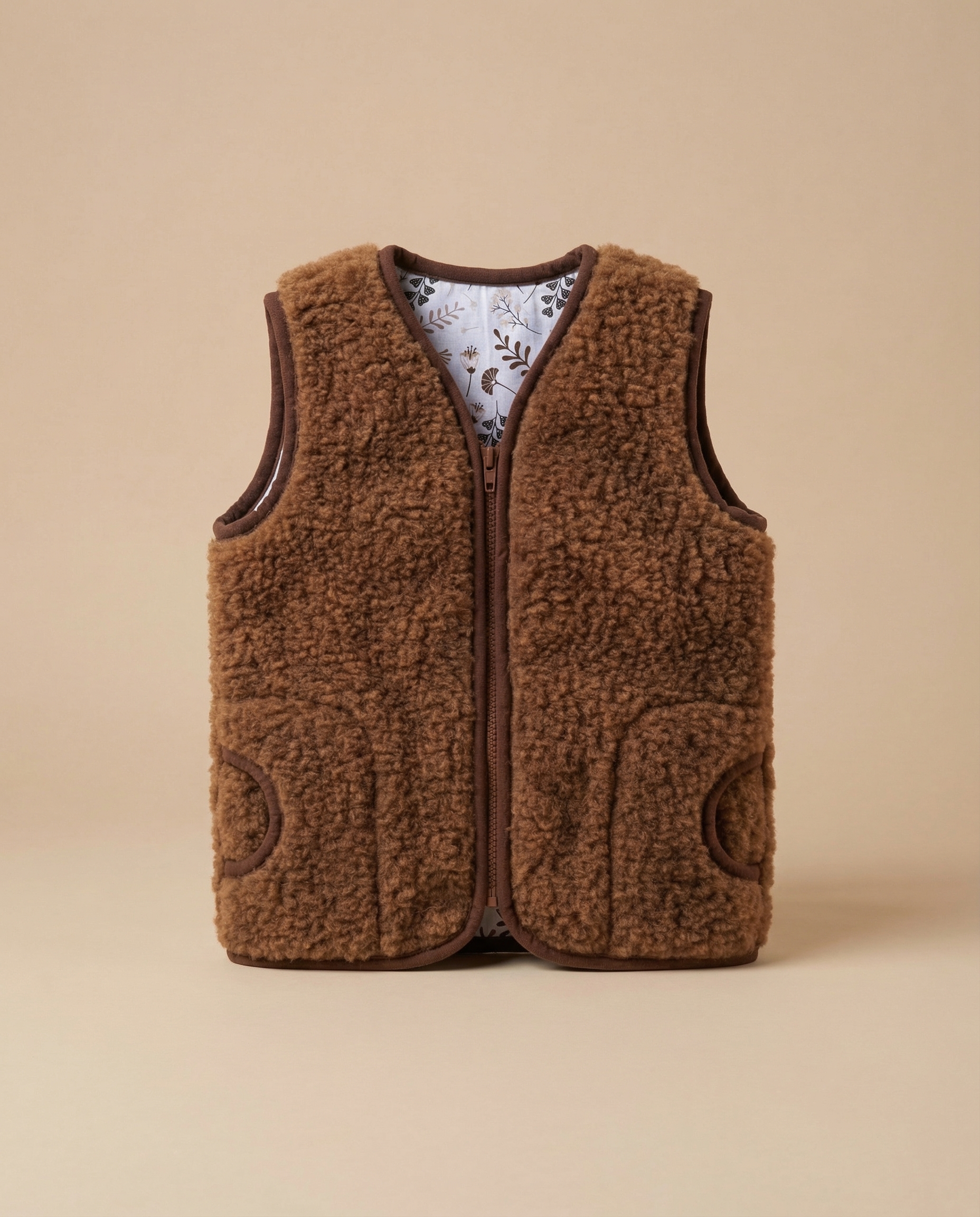 Children’s camel wool vest ULA, WoolLando
