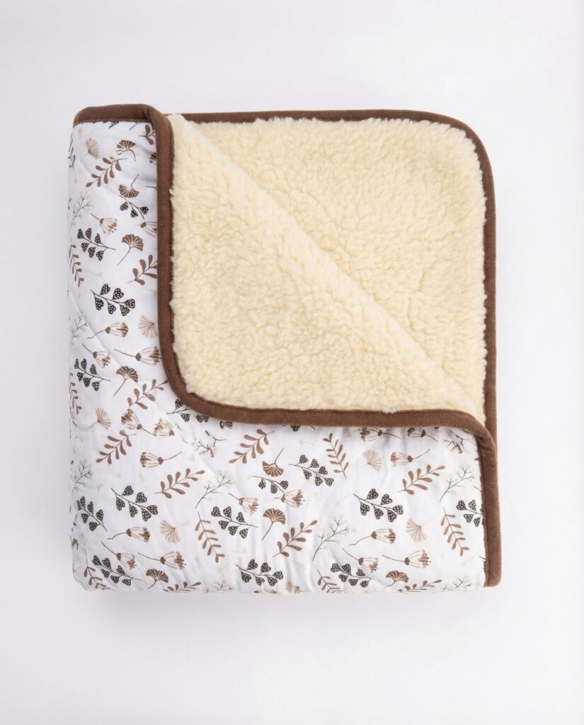 Merino wool blanket PŪKĖ, WoolLando
