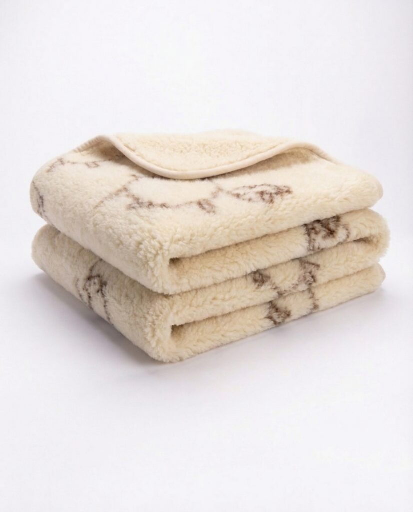 100% merino wool lightweight blanket – throw AVYTĖ, WoolLando