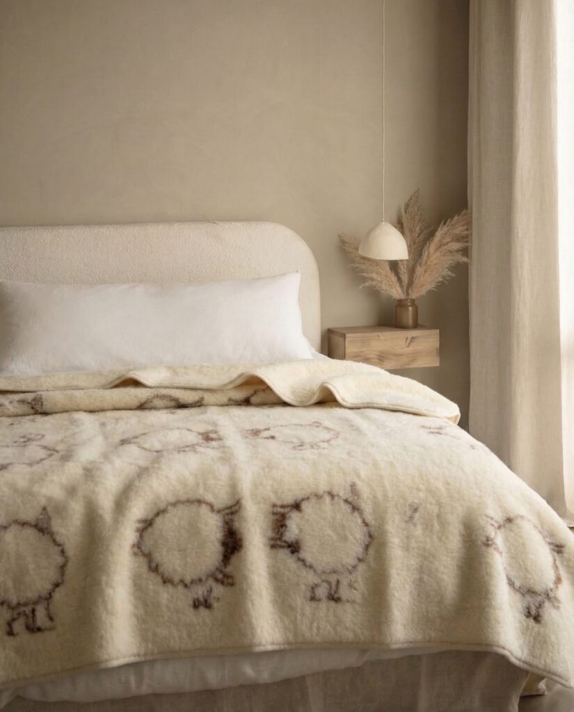 Merino wool blanket AVYTĖ, WoolLando