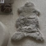 Thick grey merino sheepskin 80 × 120 cm, WoolLando