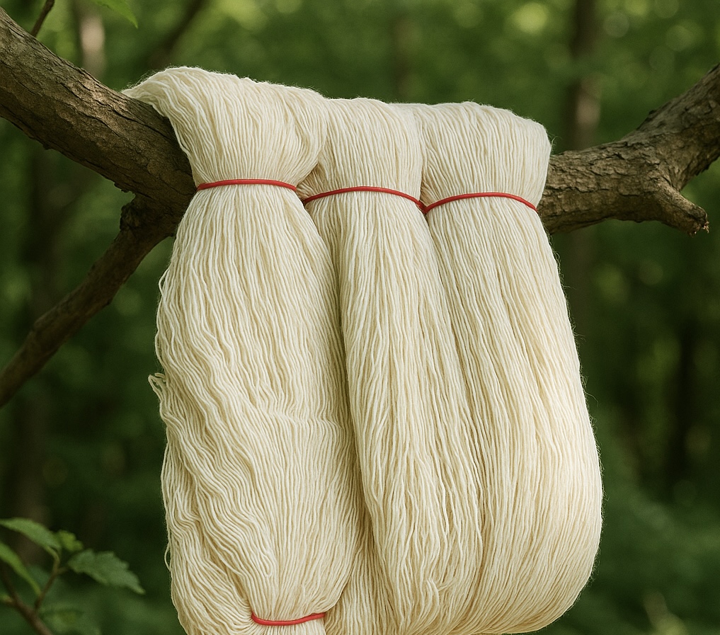 Sheep wool yarn 3.5 kg – WHITE, WoolLando