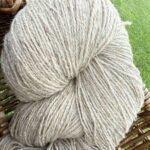 50% dog wool, 50% sheep wool yarn 1 kg – YELLOWISH, WoolLando