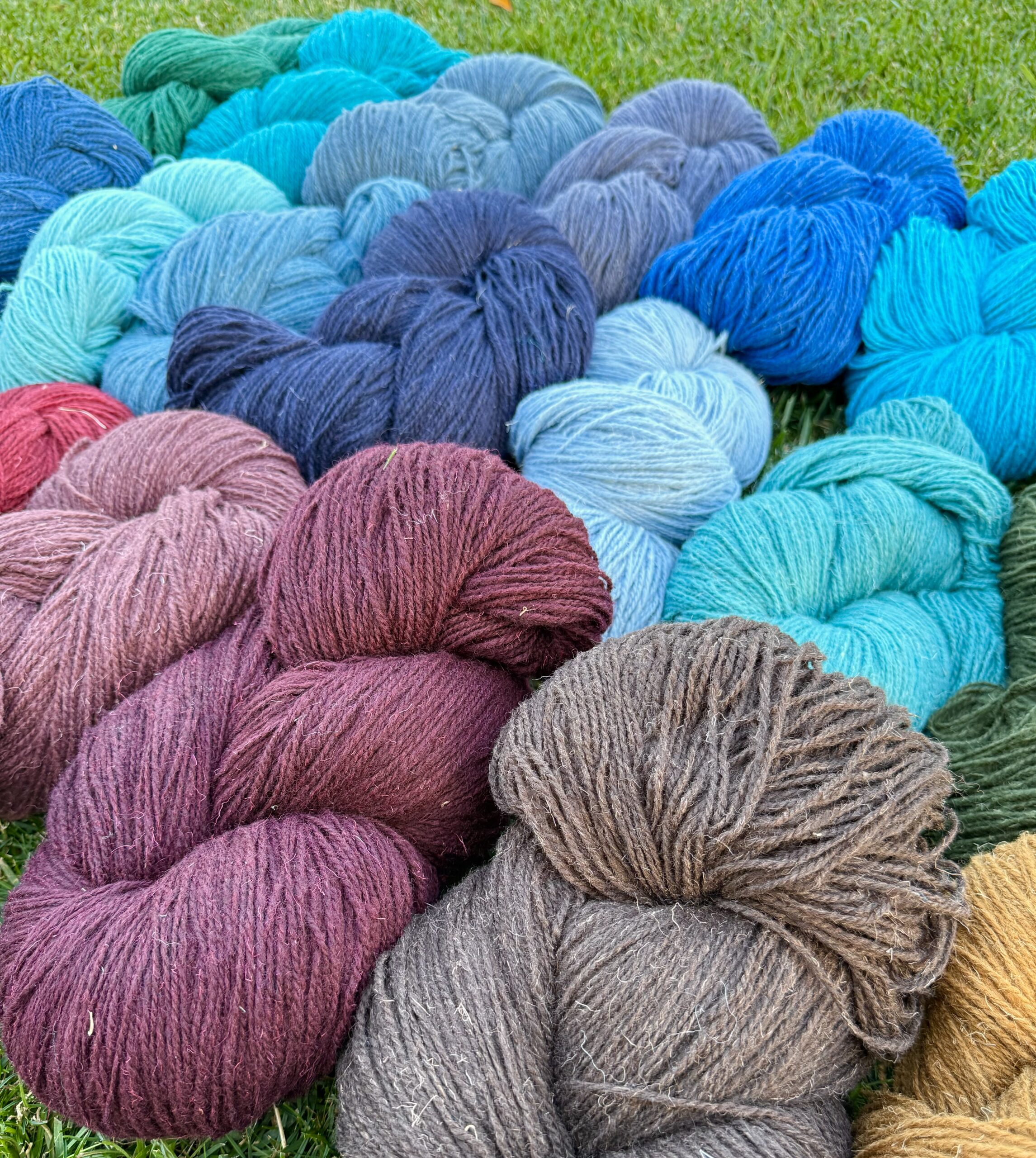 10 kg set of colorful sheep wool yarn, WoolLando