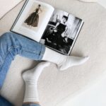 White merino wool socks, WoolLando