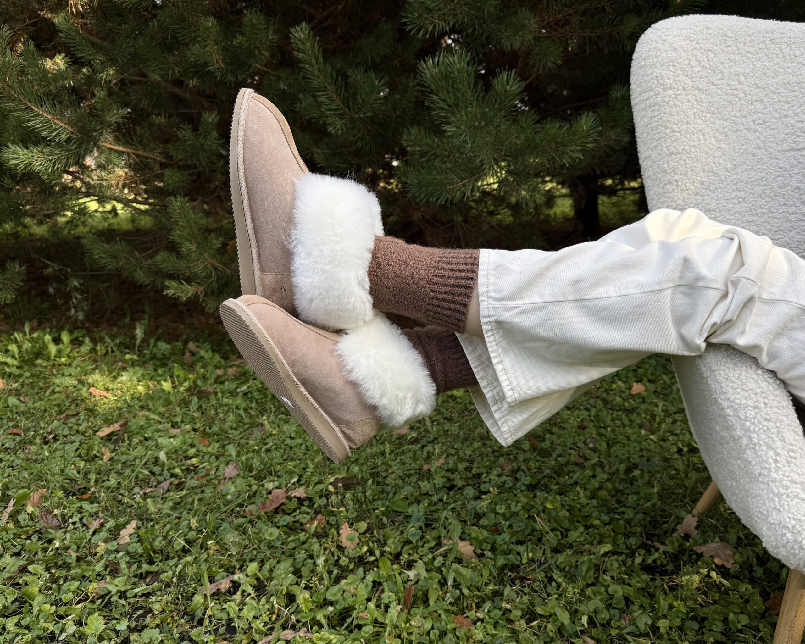 New Zealand sheep wool socks – LATTE, WoolLando