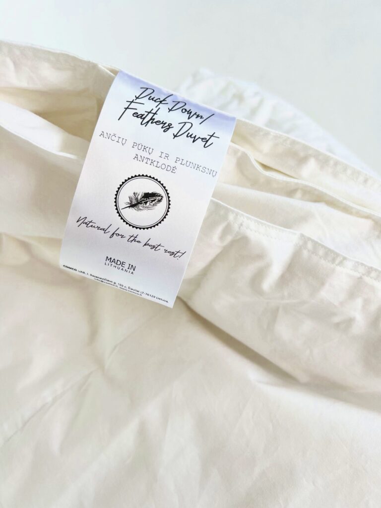 Light duck down and feather duvet FEATHERS