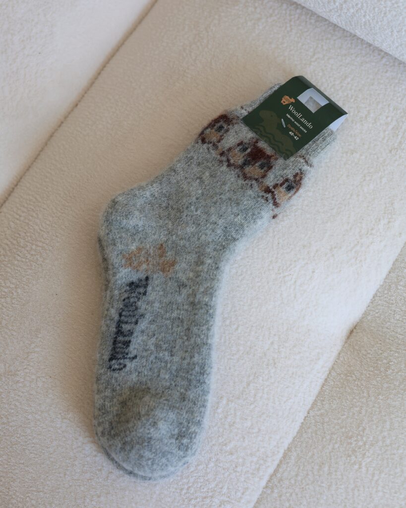 Merino wool socks SQUIRREL, WoolLando