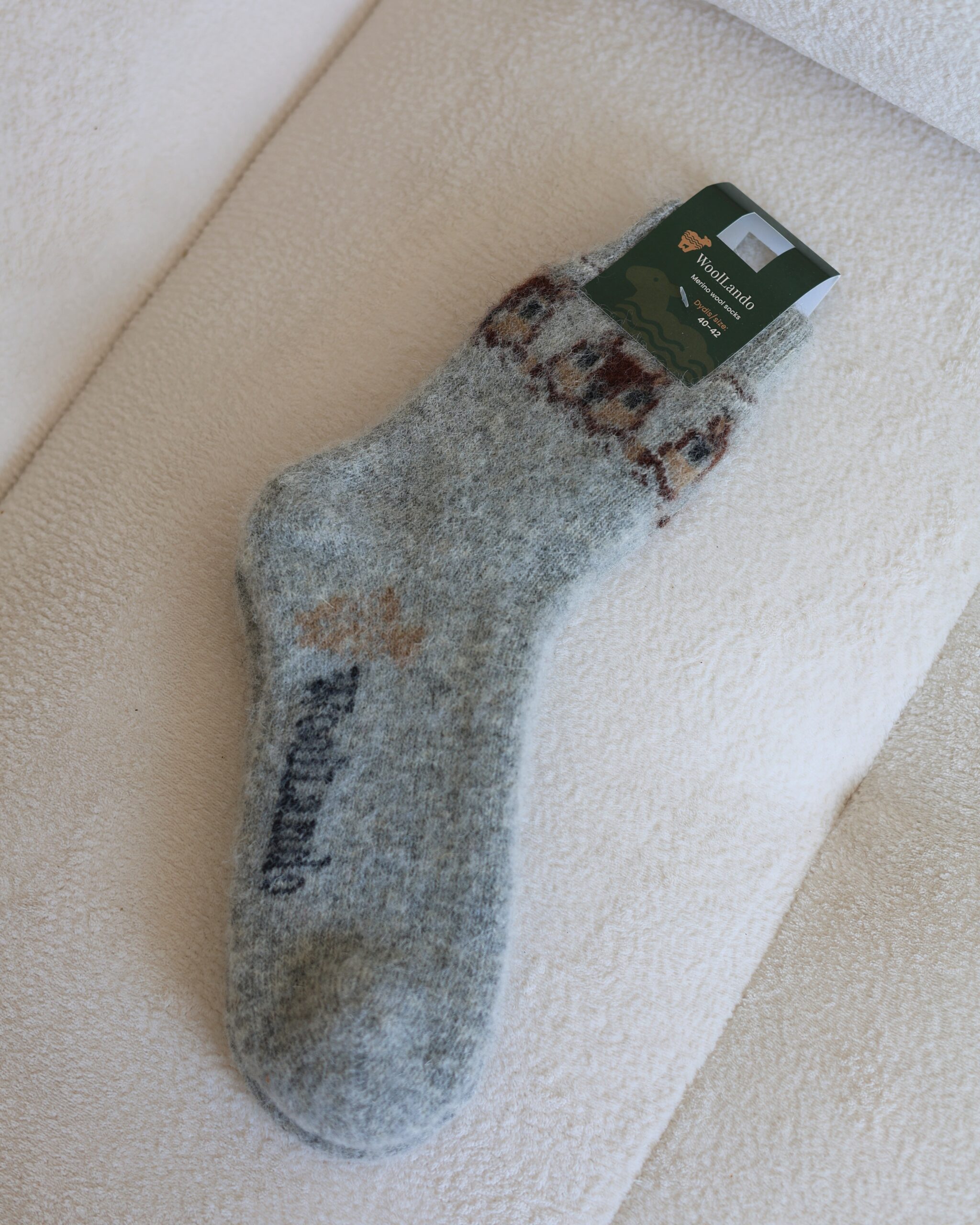 Merino wool socks SQUIRREL, WoolLando