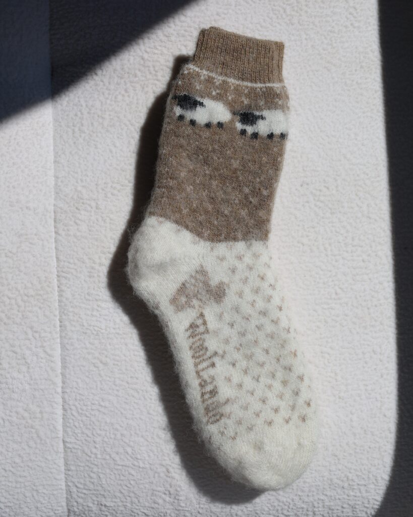 Merino wool socks WHITE SHEEP, WoolLando