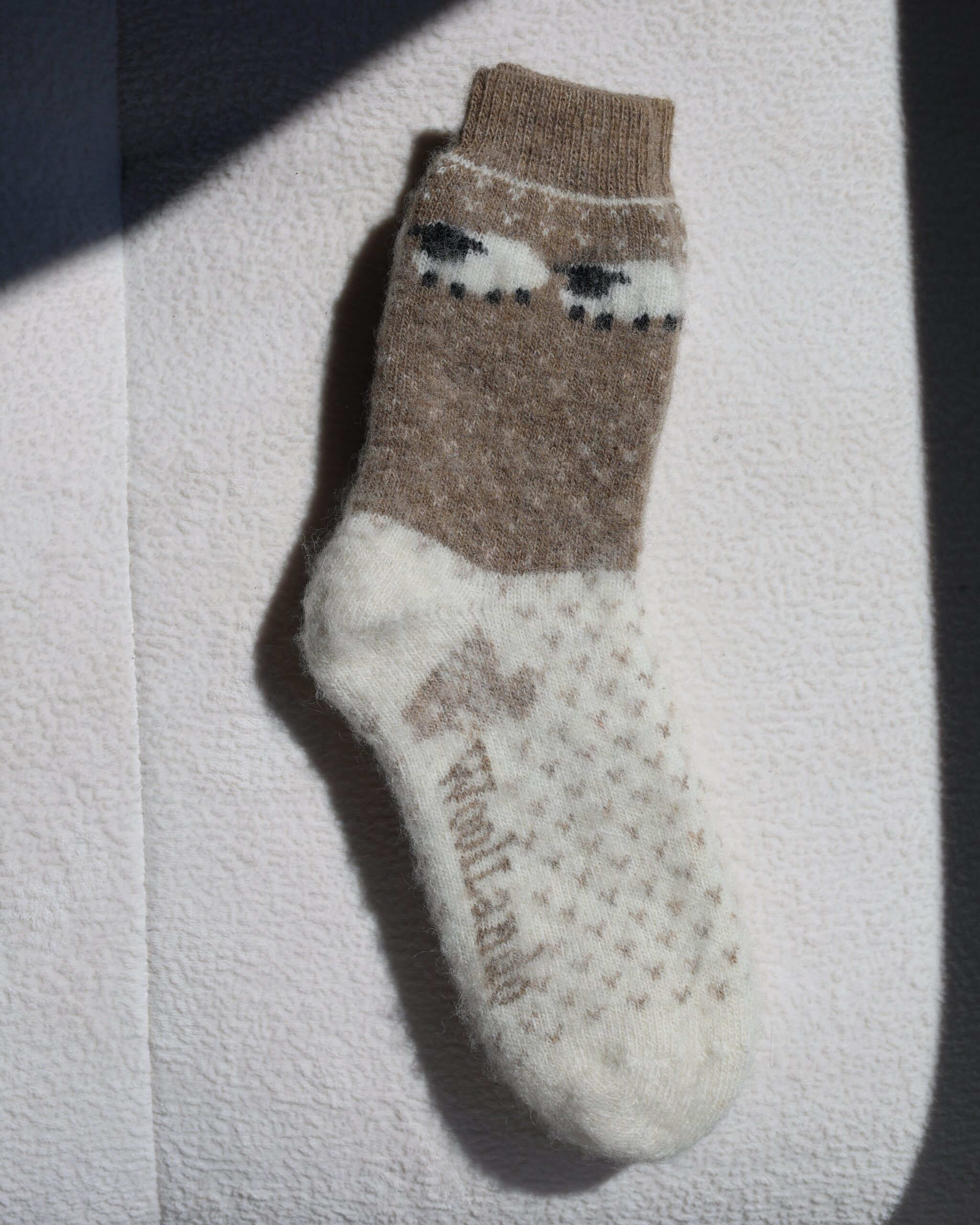 Merino wool socks WHITE SHEEP, WoolLando