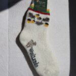 Merino wool socks WHITE ACORN, WoolLando