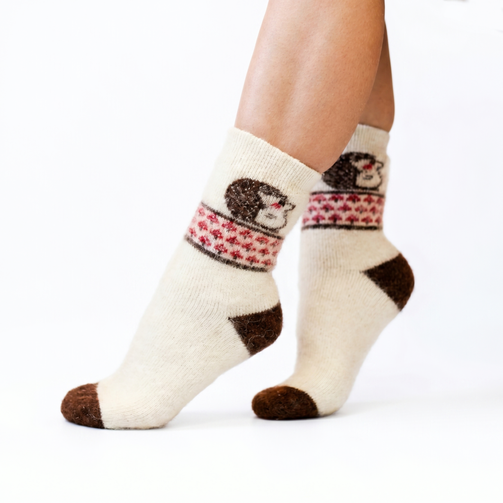 Merino wool socks HEDGEHOG, WoolLando