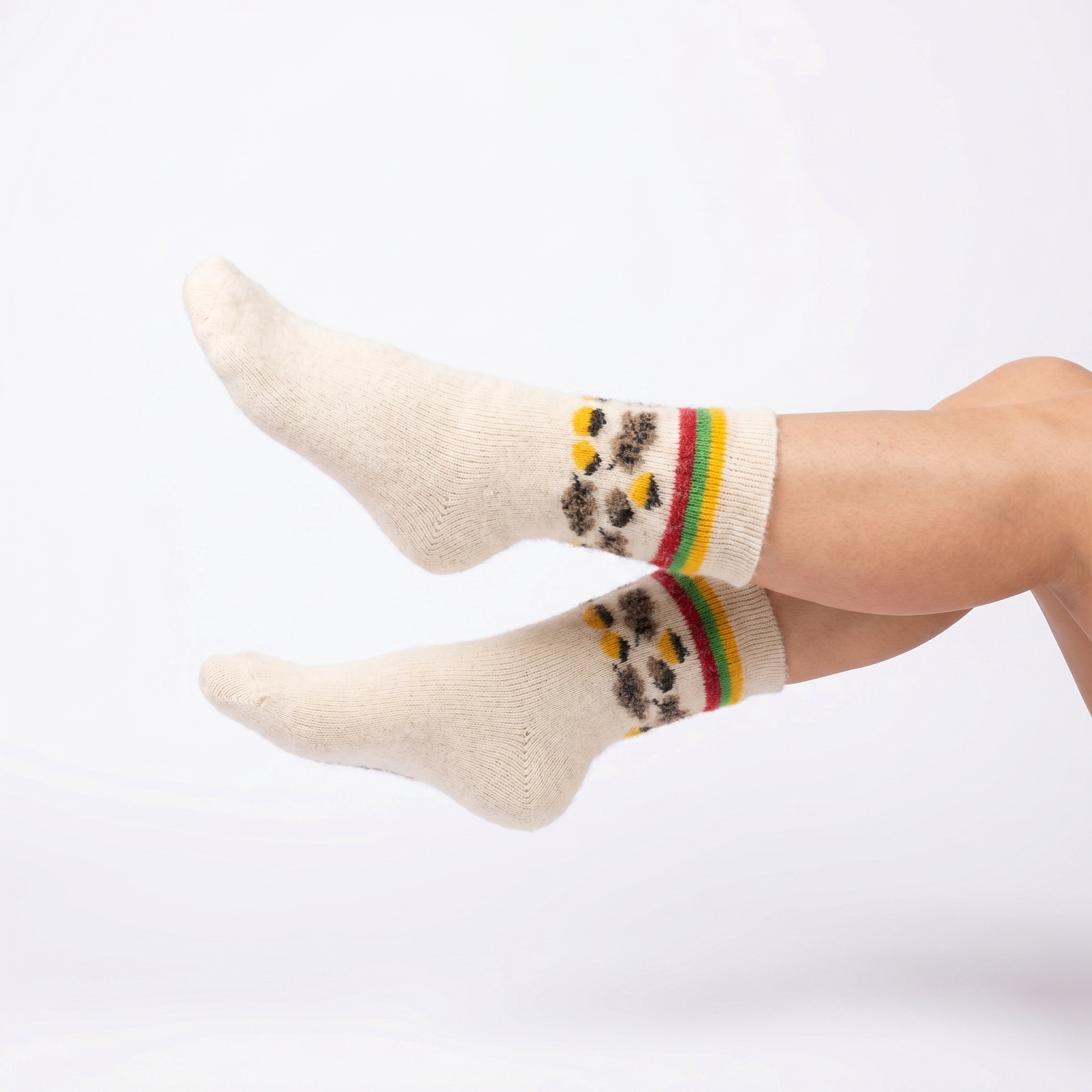 Merinowoll-Socken WHITE ACORN, WoolLando