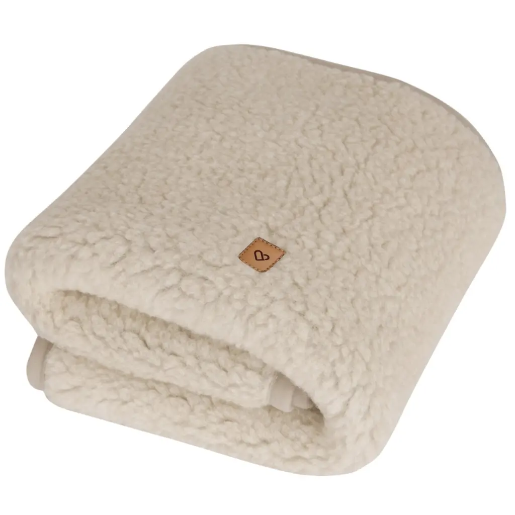 Children's cream wool blanket, NEVADA Zaffiro