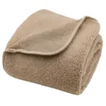 Children's brown wool blanket, NEVADA Zaffiro