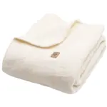 Children's white cotton blanket OSLO, Zaffiro