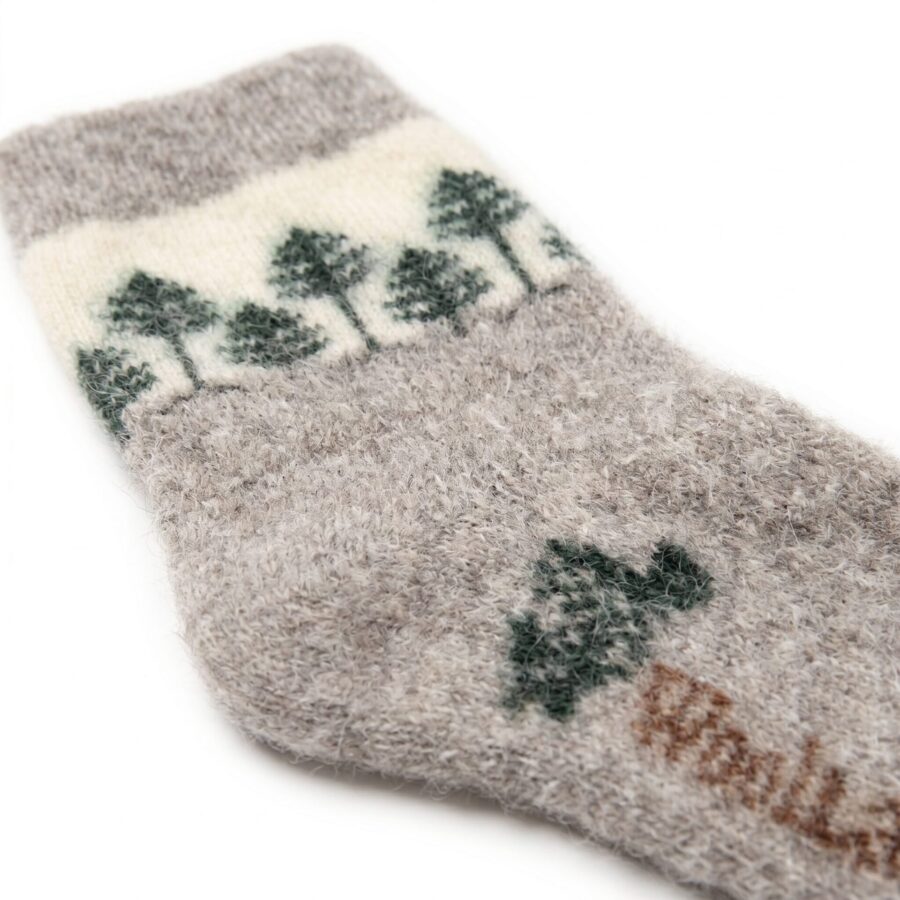 Merino wool socks GREEN TREE, WoolLando