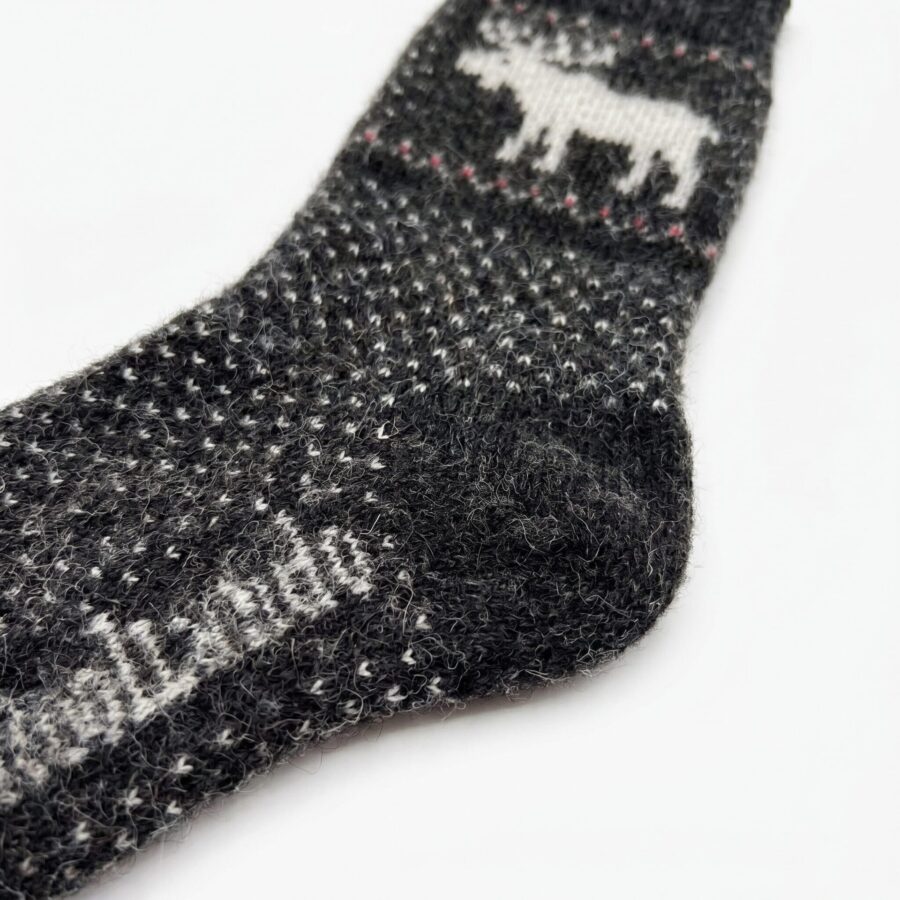 Merino wool socks WHITE DEER, WoolLando