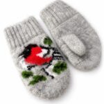 Children’s wool mittens SNOWWHITE , WoolLando