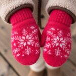 Children’s wool mittens SNOWFLAKE , WoolLando