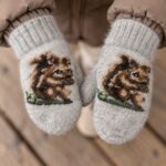 Children’s wool mittens SQUIRREL, WoolLando