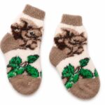 Children's merino wool socks SQUIRREL, Woollando