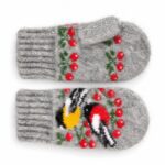 Children’s wool mittens SNOWFLAKE , WoolLando