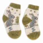 Children's merino wool socks RABBIT, Woollando