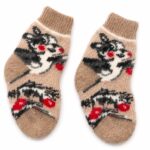 Children's merino wool socks BUNNY, Woollando
