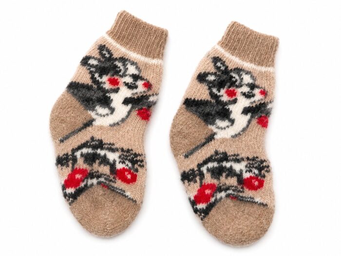 Kindersocken aus Merinowolle RABBIT, WoolLando
