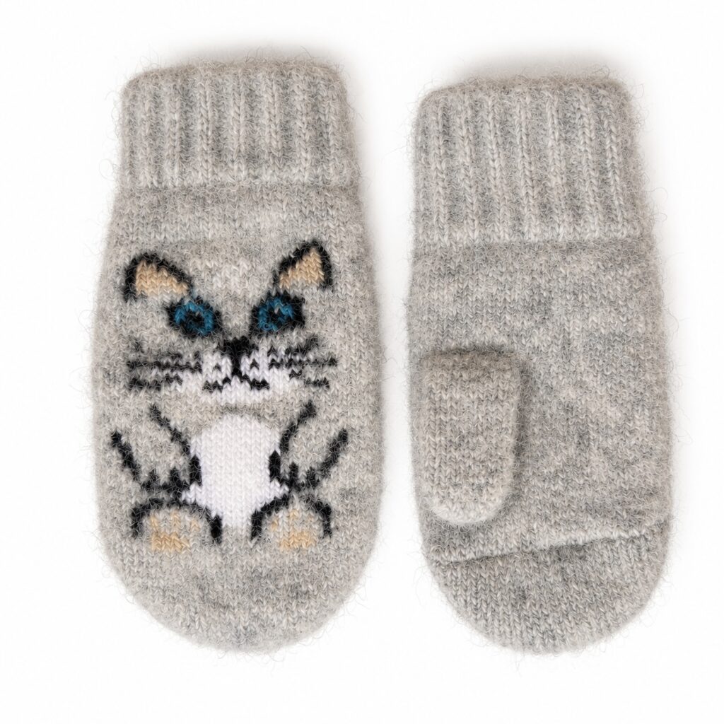 Children’s wool mittens MICIUS, WoolLando