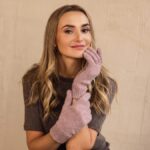 Women’s merino wool gloves COCOA, WoolLando